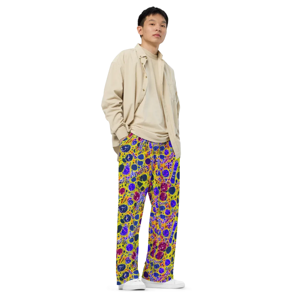 Electric Cellular on Wide-Leg Pants — Right Front
