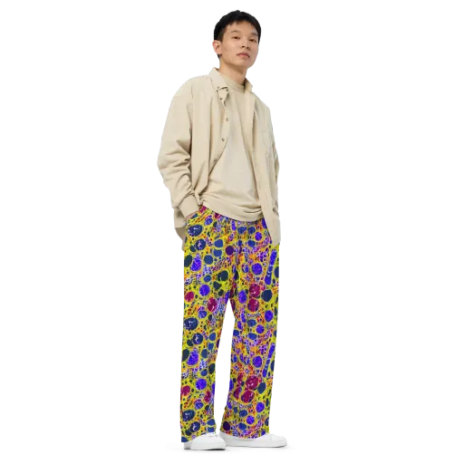 Electric Cellular on a Wide-Leg Pants