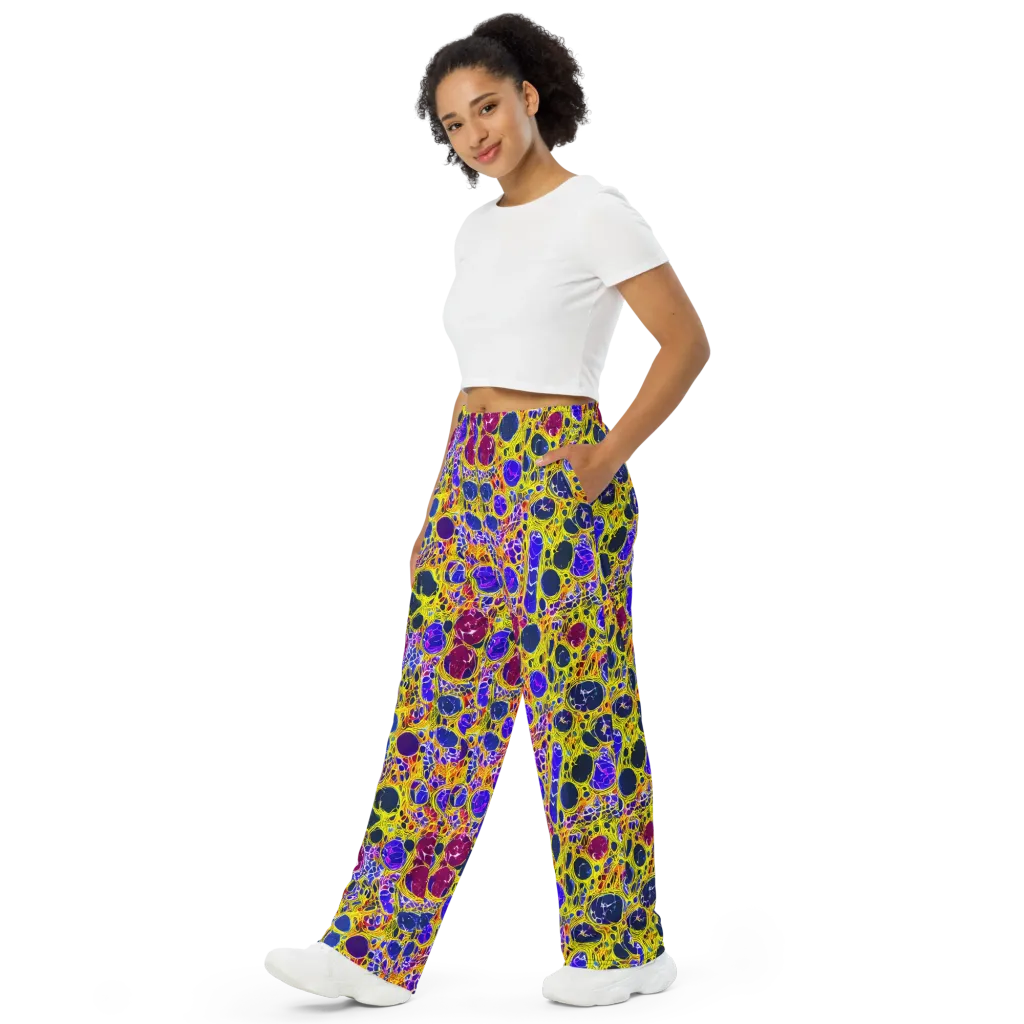 Electric Cellular on Wide-Leg Pants — Left Front