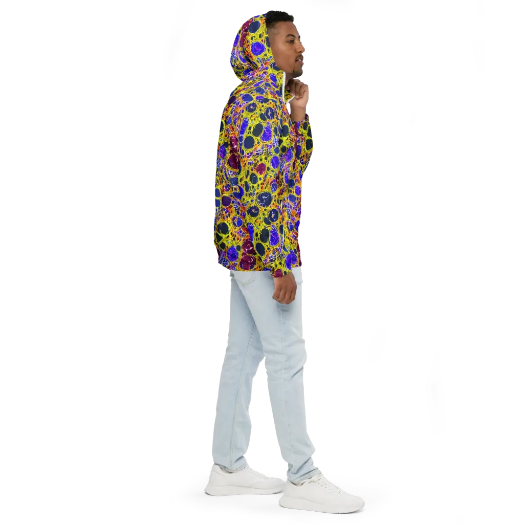 Electric Cellular on Men's Windbreaker — Right