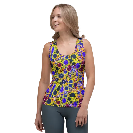 Electric Cellular on a Women's Tank Top