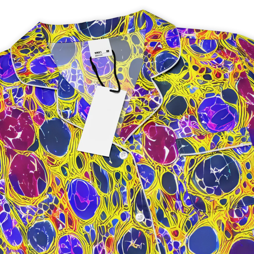 Electric Cellular on Women's Short Sleeve Pajama Top — Product details
