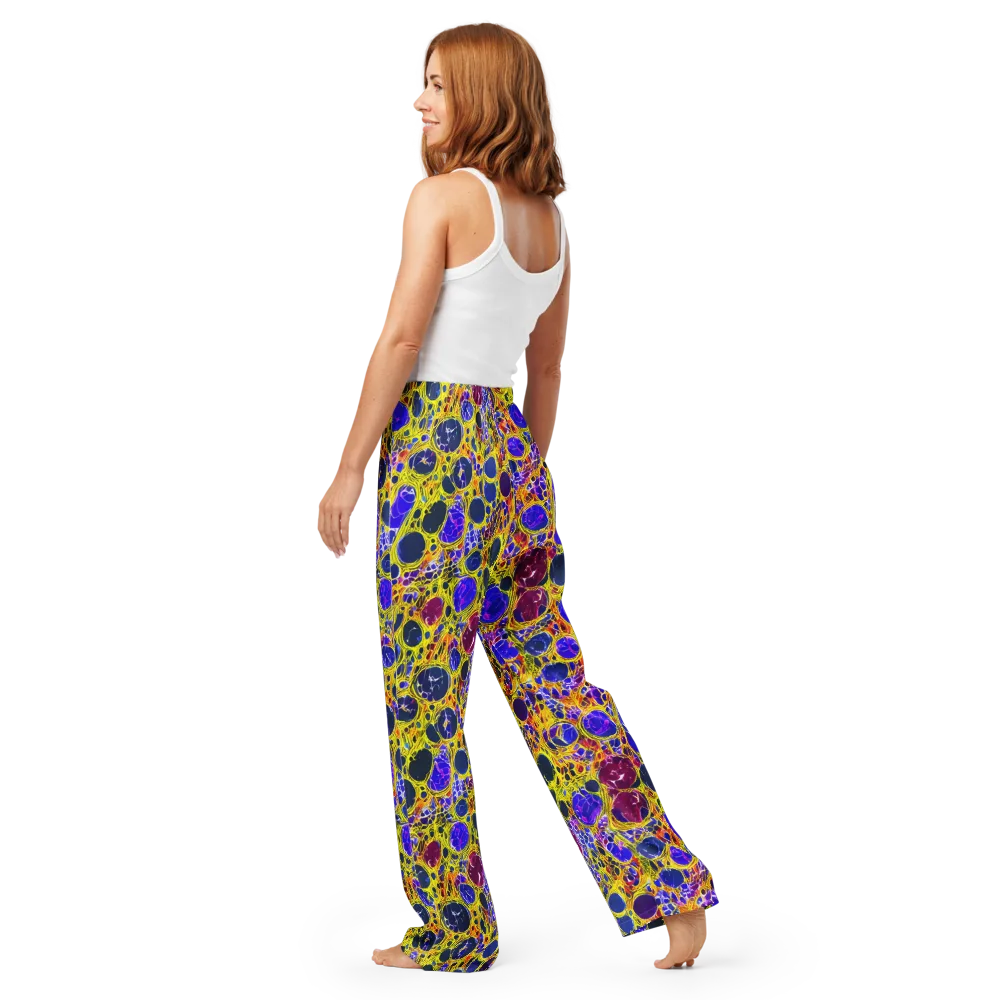 Electric Cellular on Women's Pajama Pants — Back