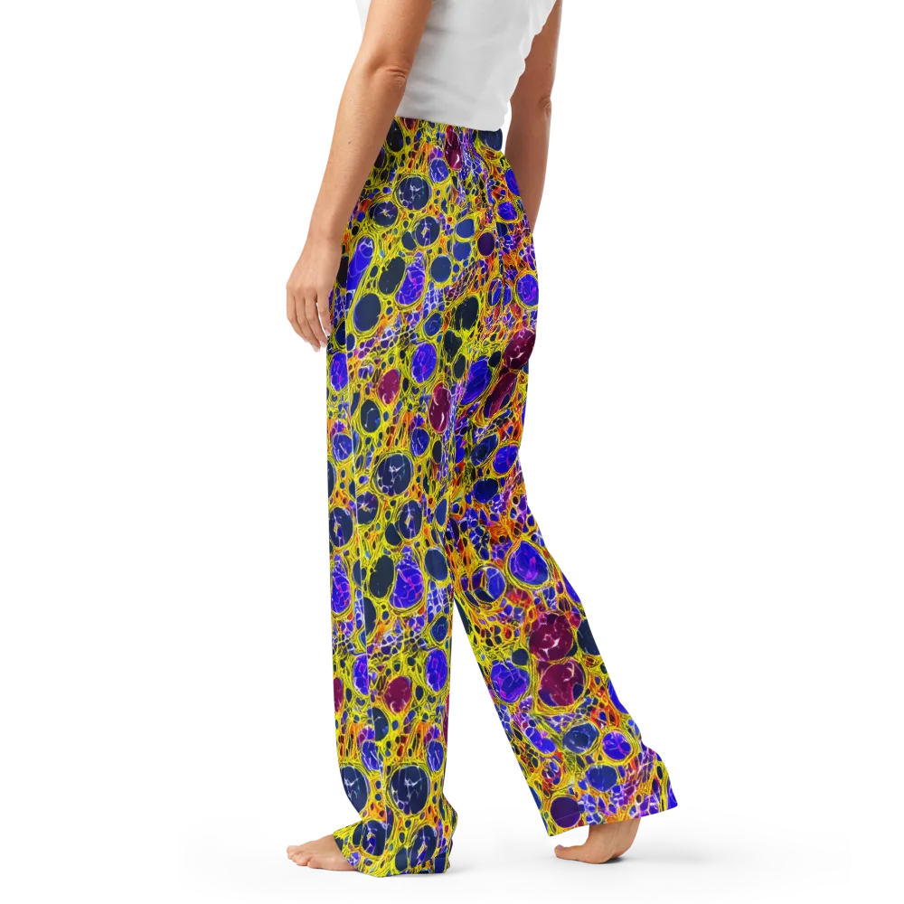 Electric Cellular on Women's Pajama Pants — Left