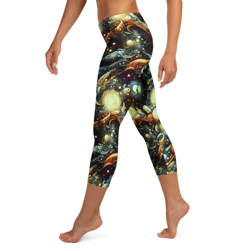 Cosmic Organica on Capri Leggings — Left