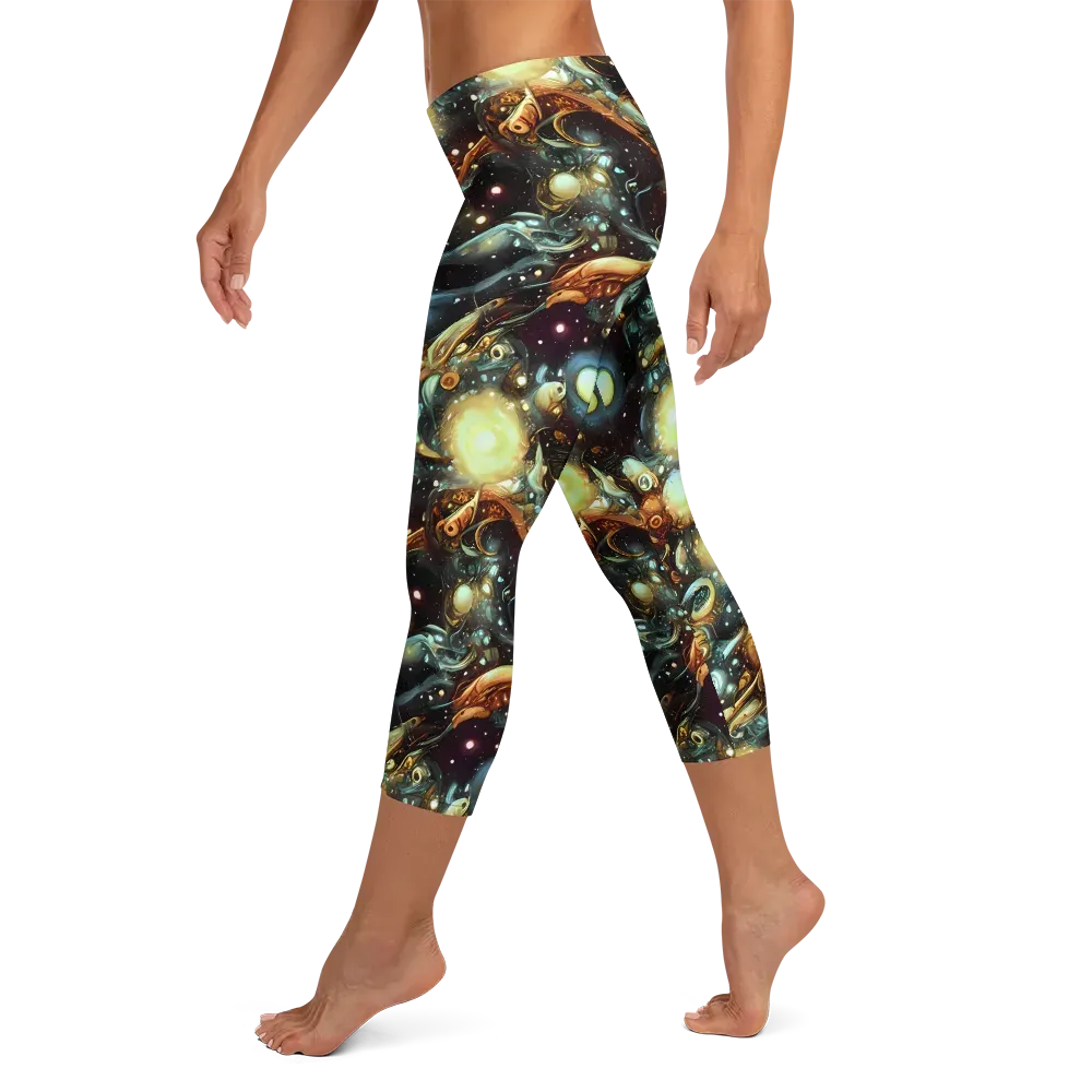 Cosmic Organica on Capri Leggings — Left