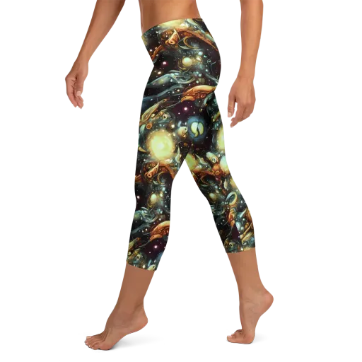Cosmic Organica on a Capri Leggings