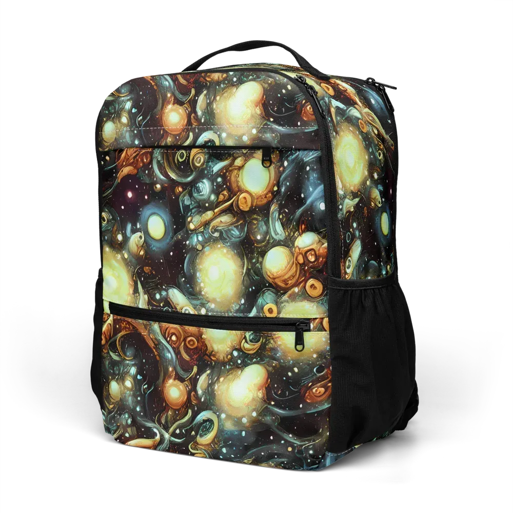 Cosmic Organica on Utility Backpack — Left Front