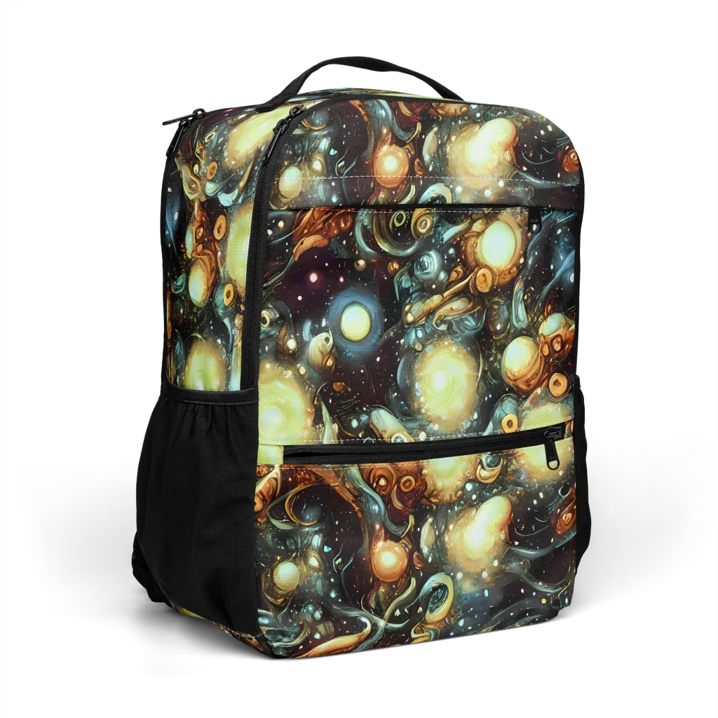 Cosmic Organica on Utility Backpack — Right Front