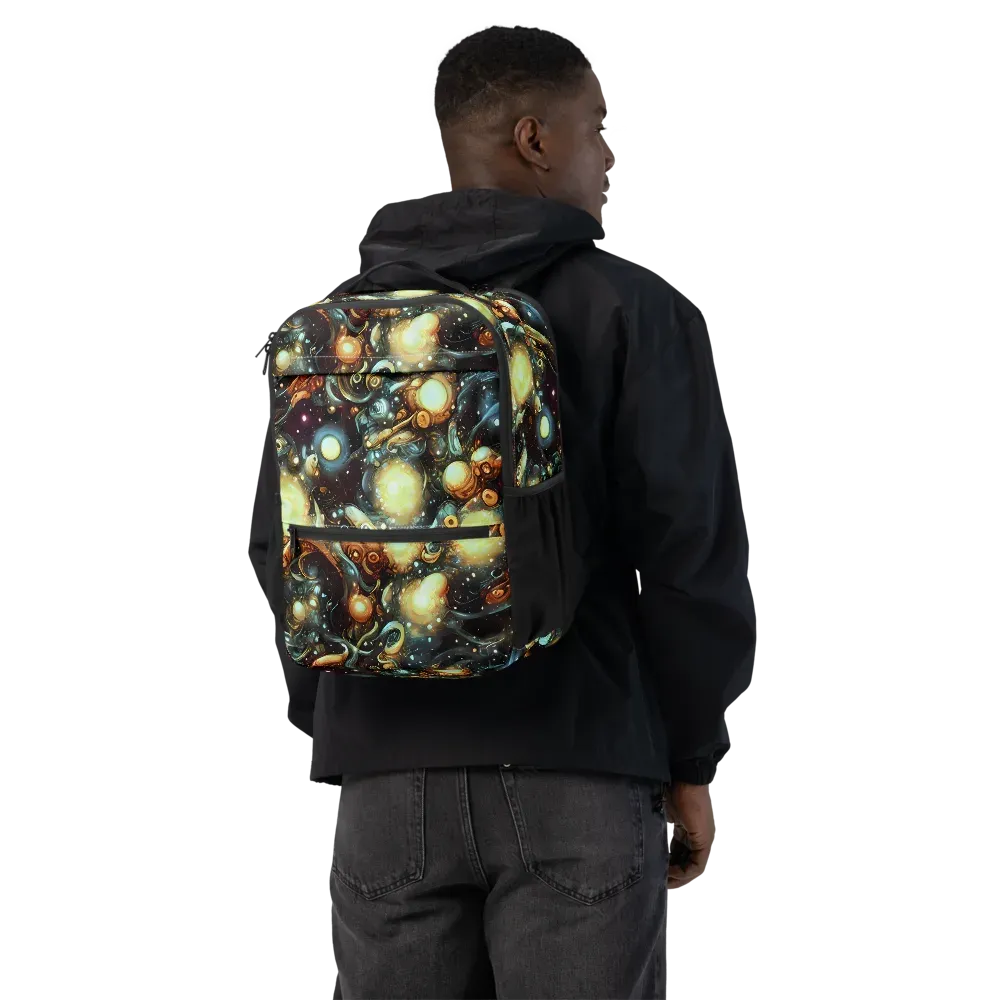Cosmic Organica on Utility Backpack — Back