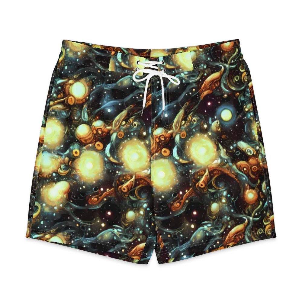 Cosmic Organica on Men's Board Shorts — Front