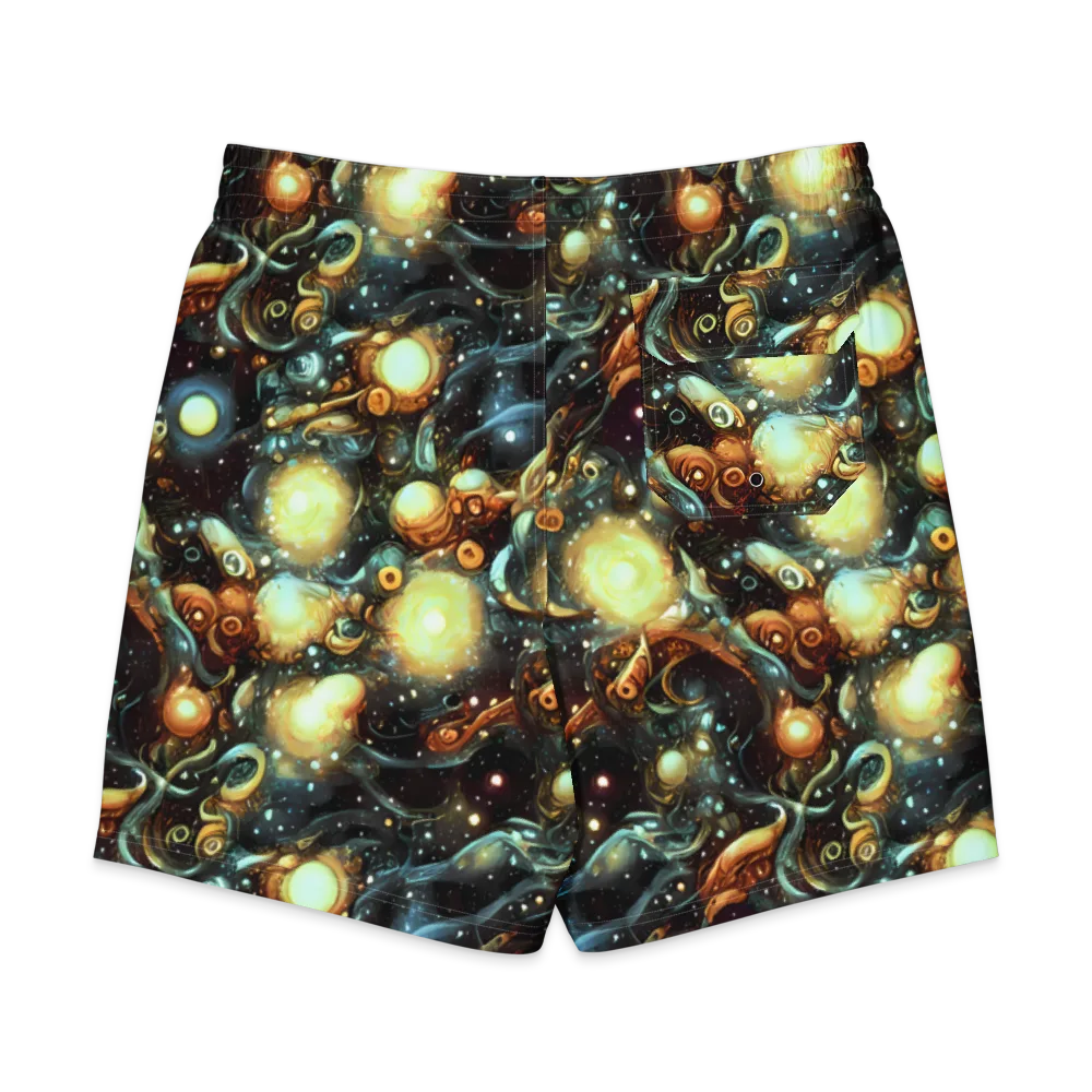 Cosmic Organica on Men's Board Shorts — Back