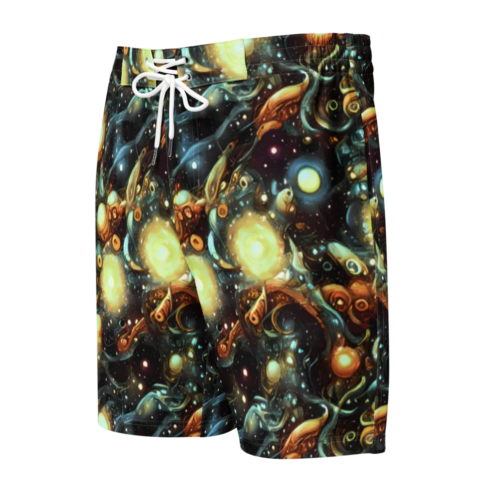 Cosmic Organica on Men's Board Shorts — Front