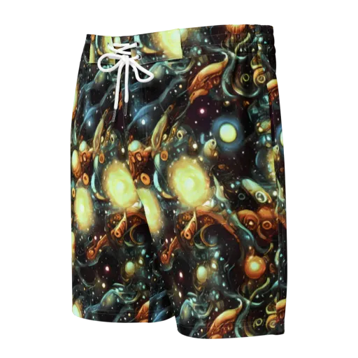 Cosmic Organica on a Men's Board Shorts