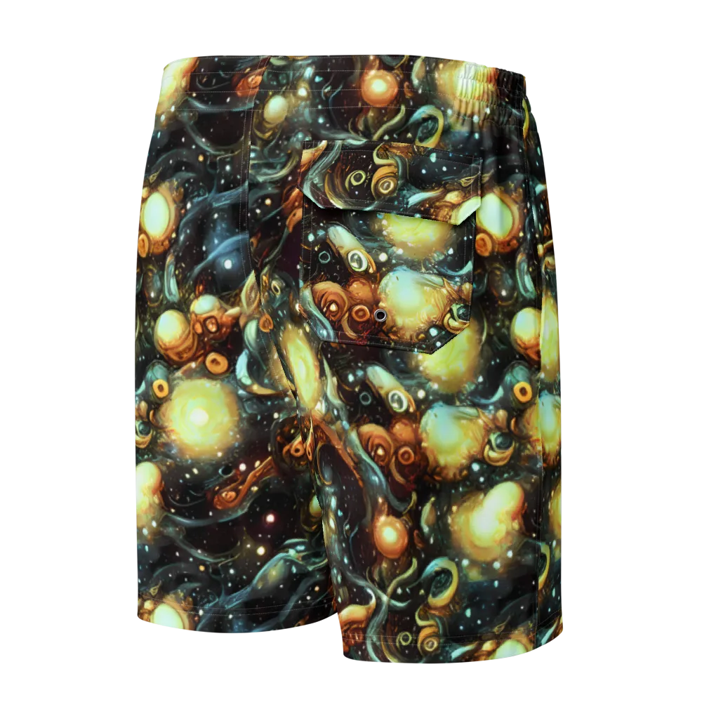 Cosmic Organica on Men's Board Shorts — Back