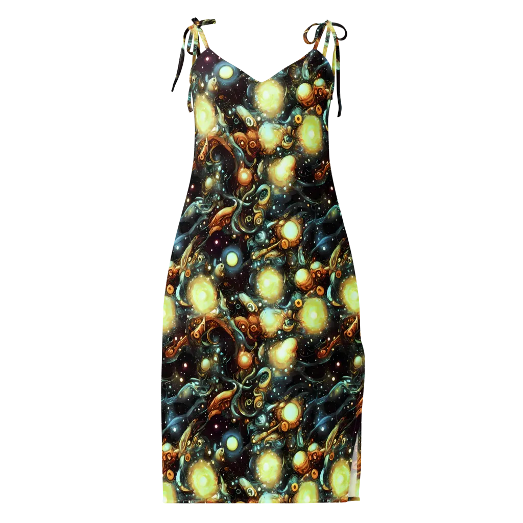 Cosmic Organica on Slip Dress — Front