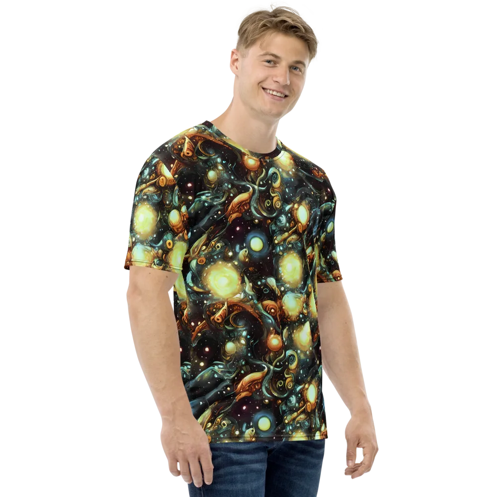 Cosmic Organica on Men's Crew Neck T-Shirt — Right