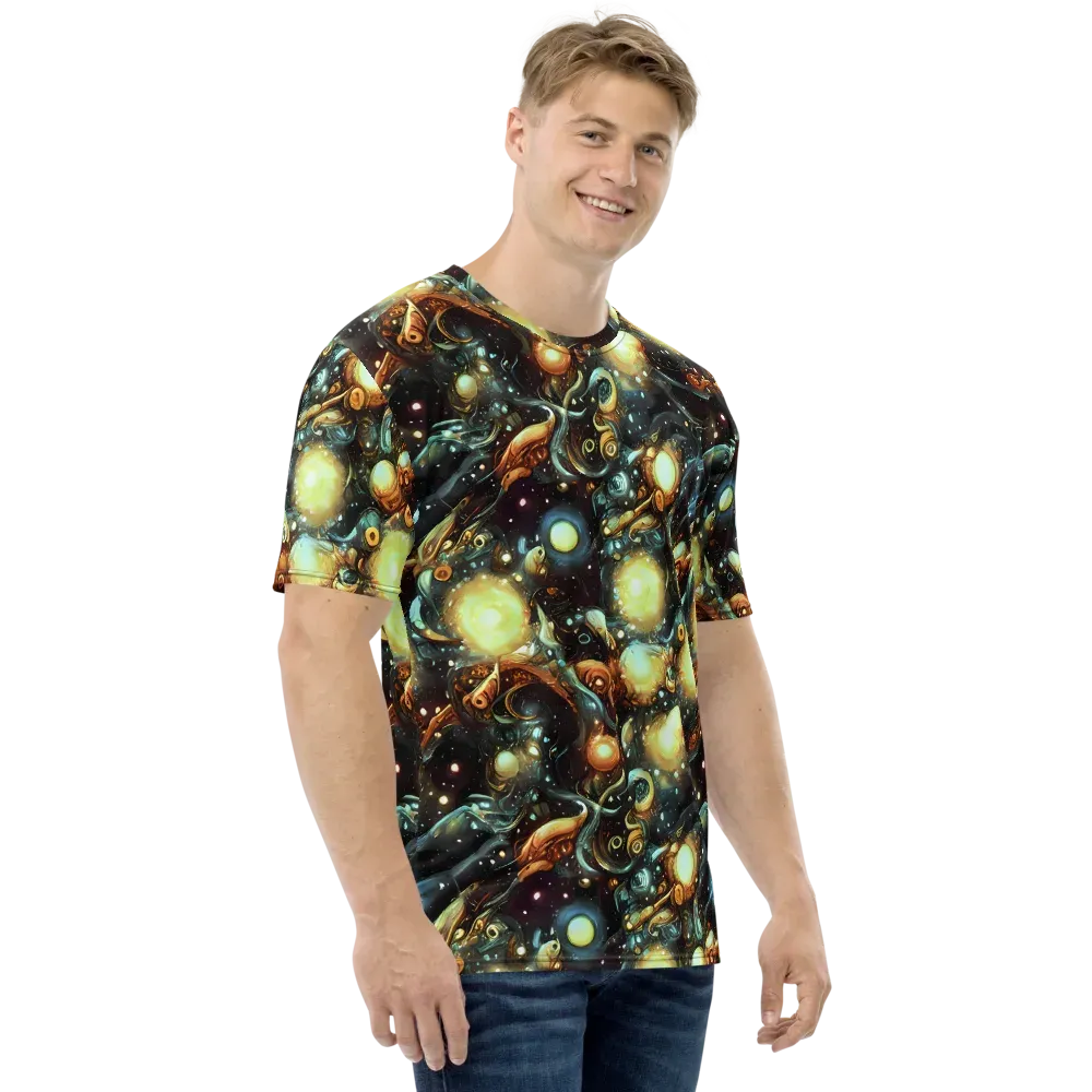 Cosmic Organica on Men's Crew Neck T-Shirt — Right