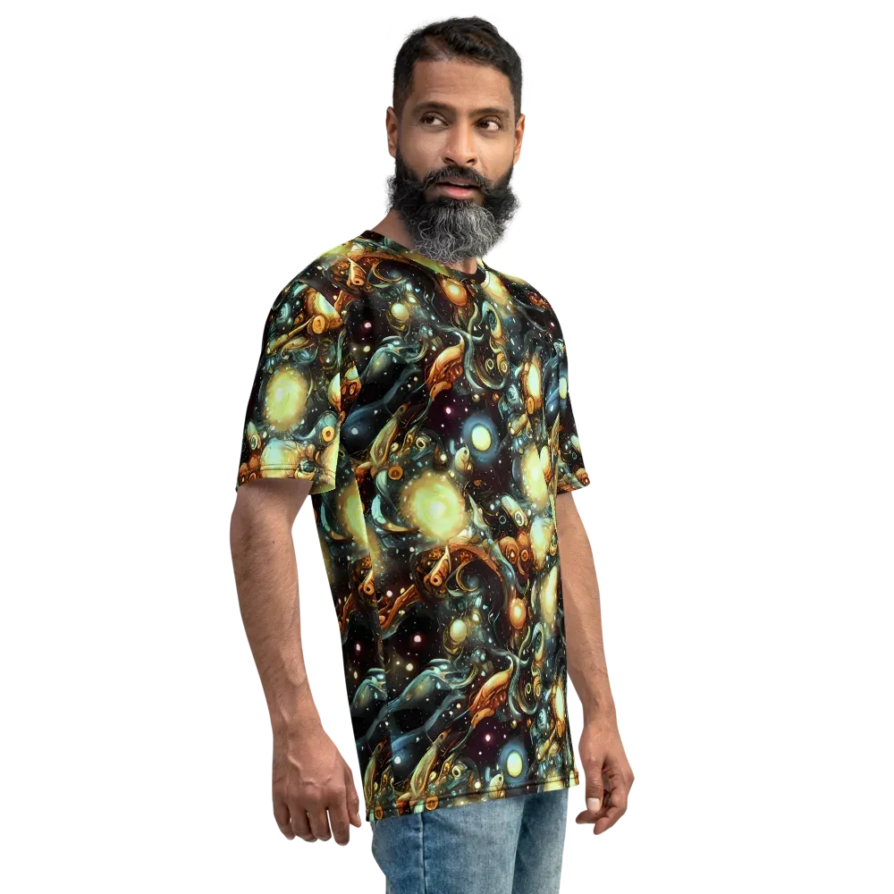 Cosmic Organica on Men's Crew Neck T-Shirt — Right