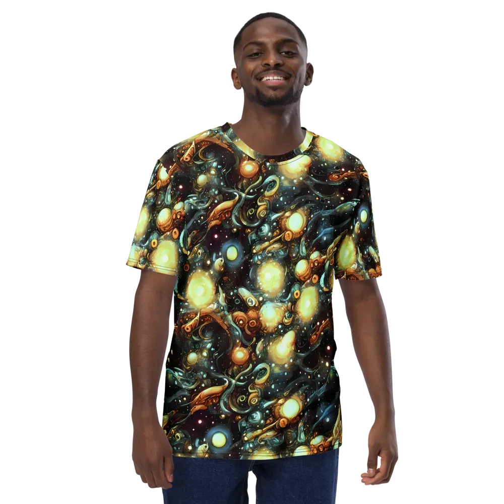 Cosmic Organica on Men's Crew Neck T-Shirt — Front