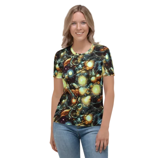 Cosmic Organica on a Women's Crew Neck T-Shirt