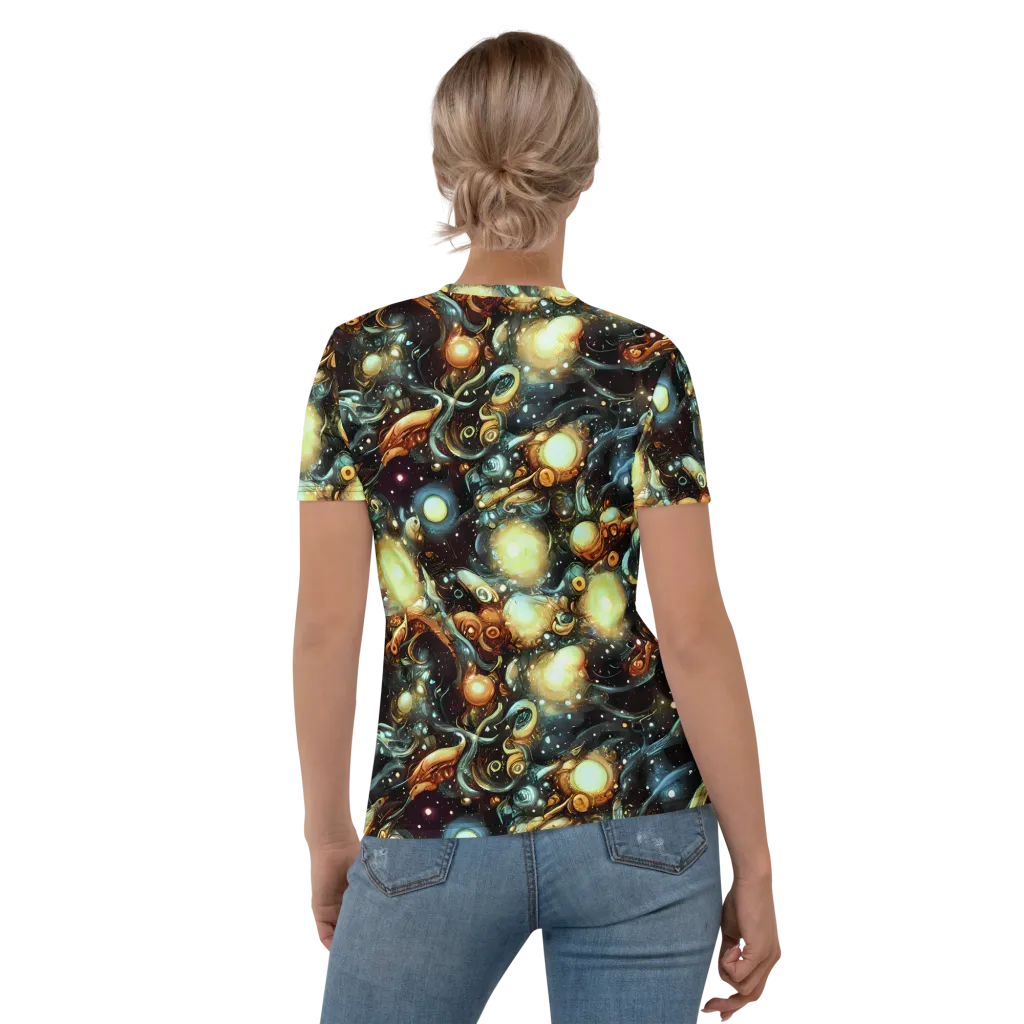 Cosmic Organica on Women's Crew Neck T-Shirt — Back