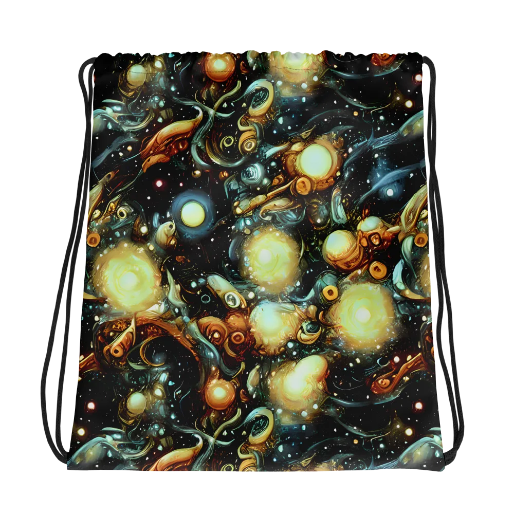 Cosmic Organica on Drawstring Bag — Photo