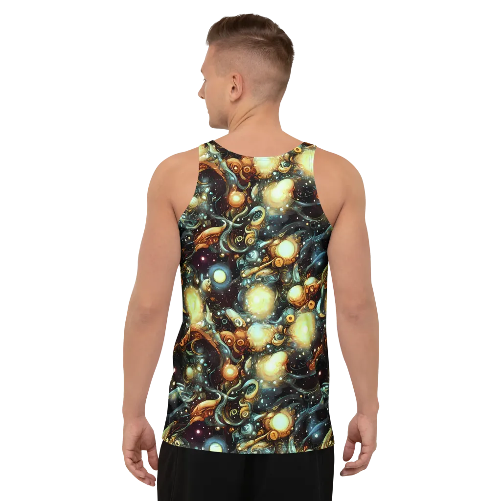 Cosmic Organica on Men's Tank Top — Back