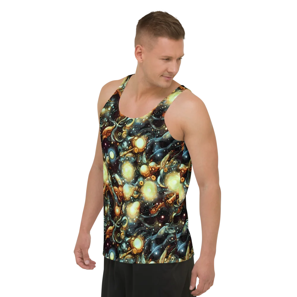 Cosmic Organica on Men's Tank Top — Left Front