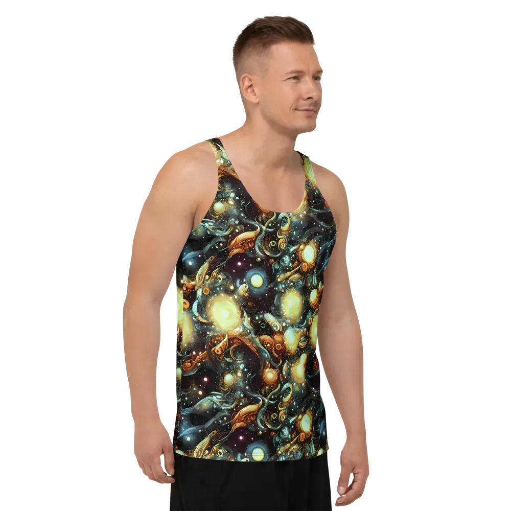 Cosmic Organica on Men's Tank Top — Right Front