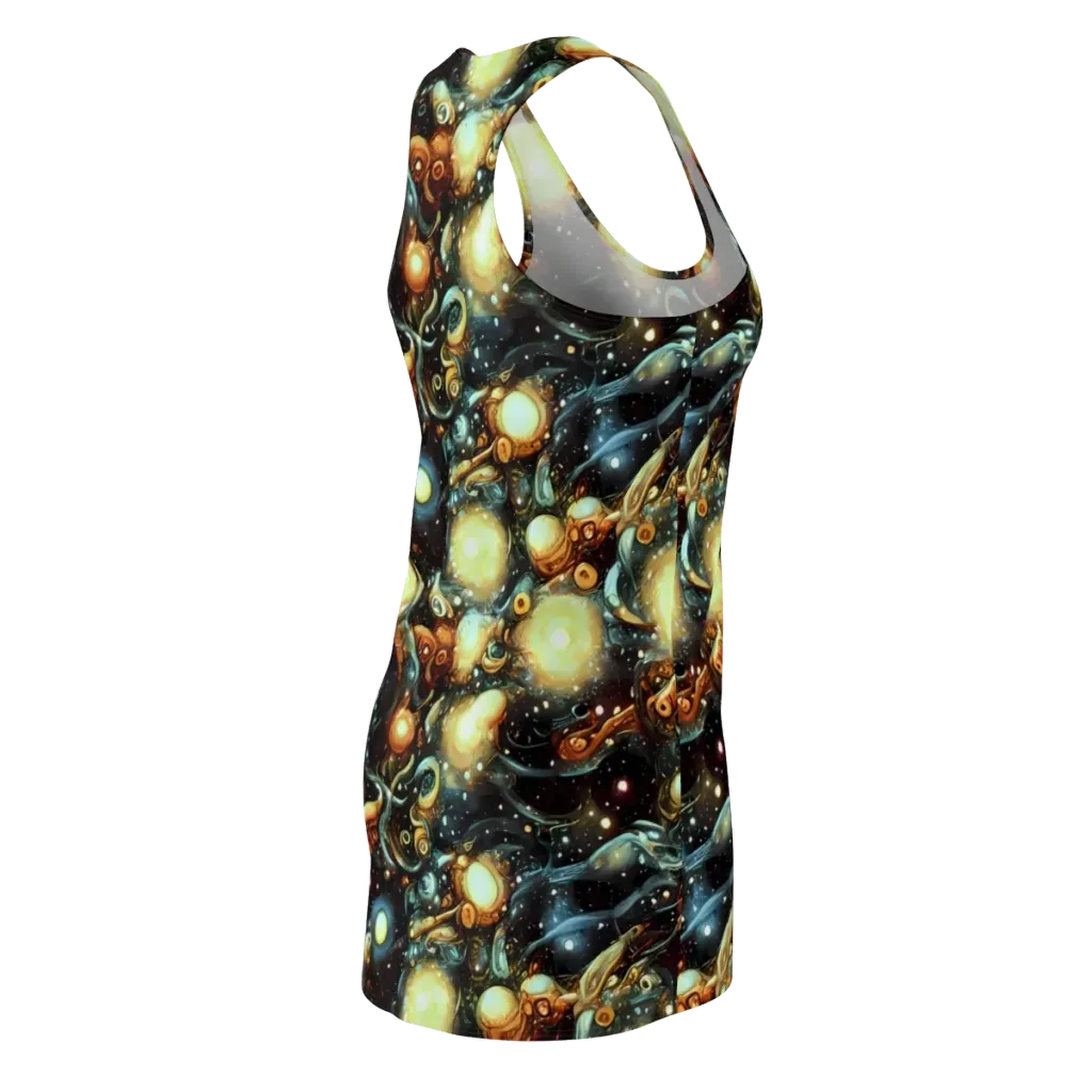 Cosmic Organica on Racerback Dress — Back Side