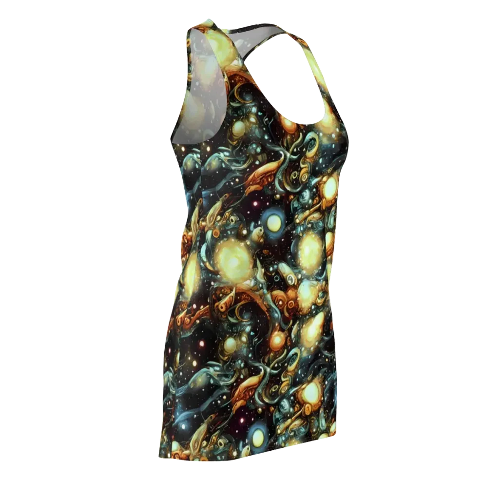 Cosmic Organica on Racerback Dress — Front Side
