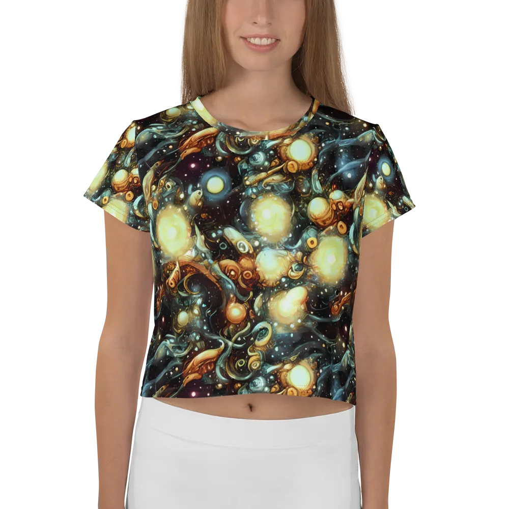 Cosmic Organica on Crop Tee — Front