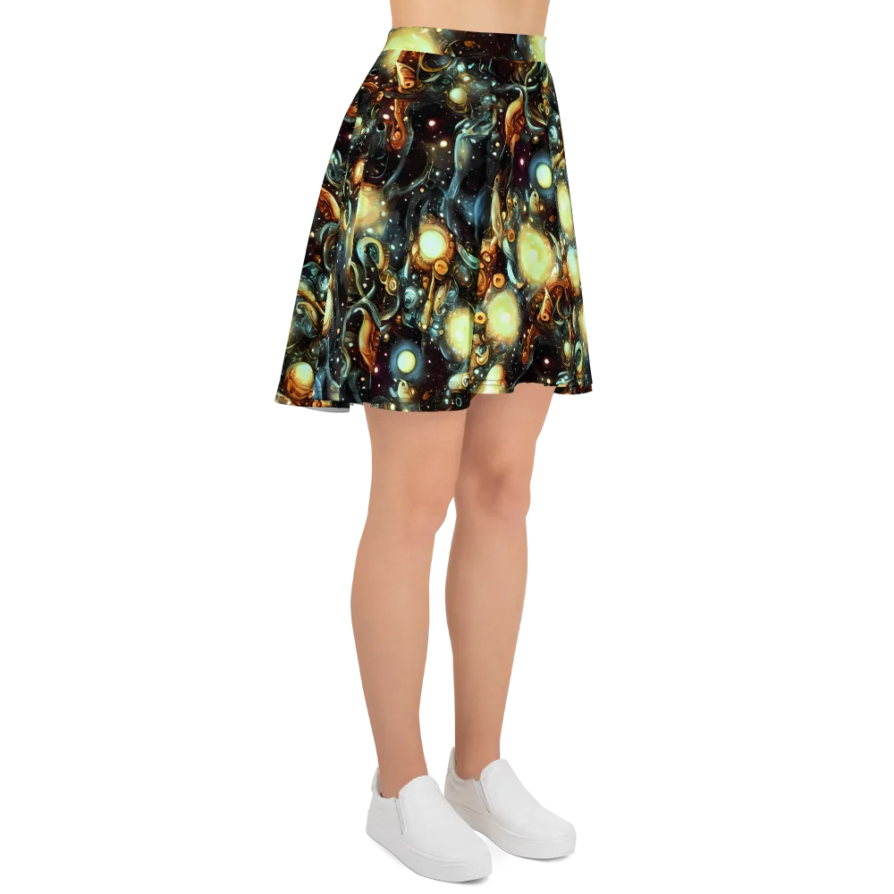 Cosmic Organica on Skater Skirt — Right