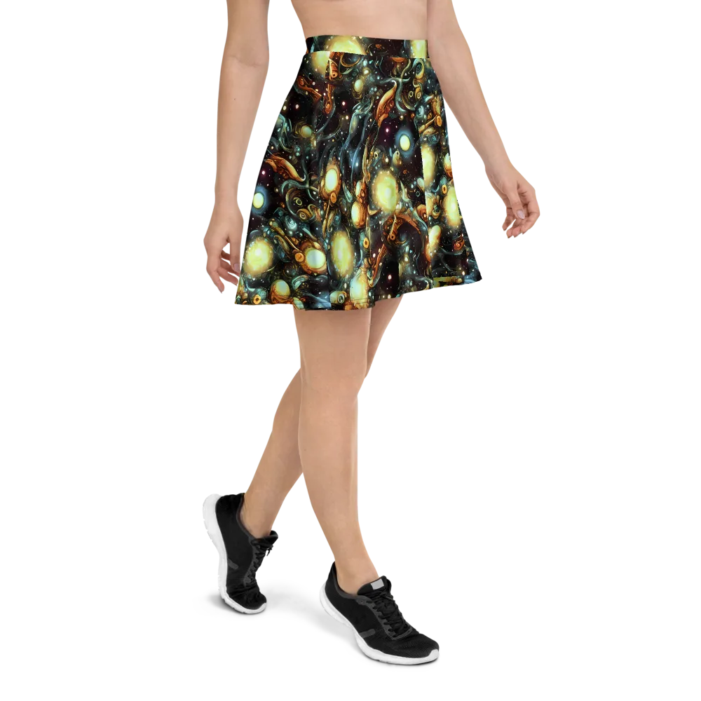 Cosmic Organica on Skater Skirt — Right