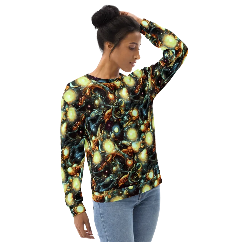 Cosmic Organica on Sweatshirt — Right Front