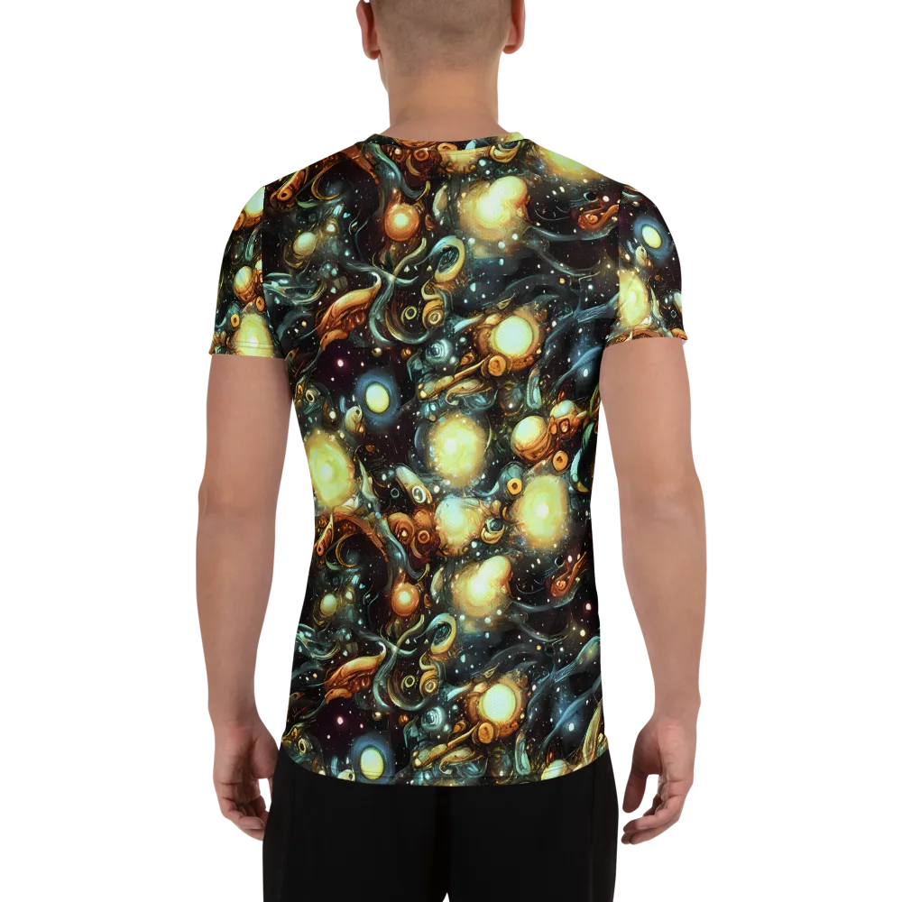 Cosmic Organica on Men's Athletic T-Shirt — Back