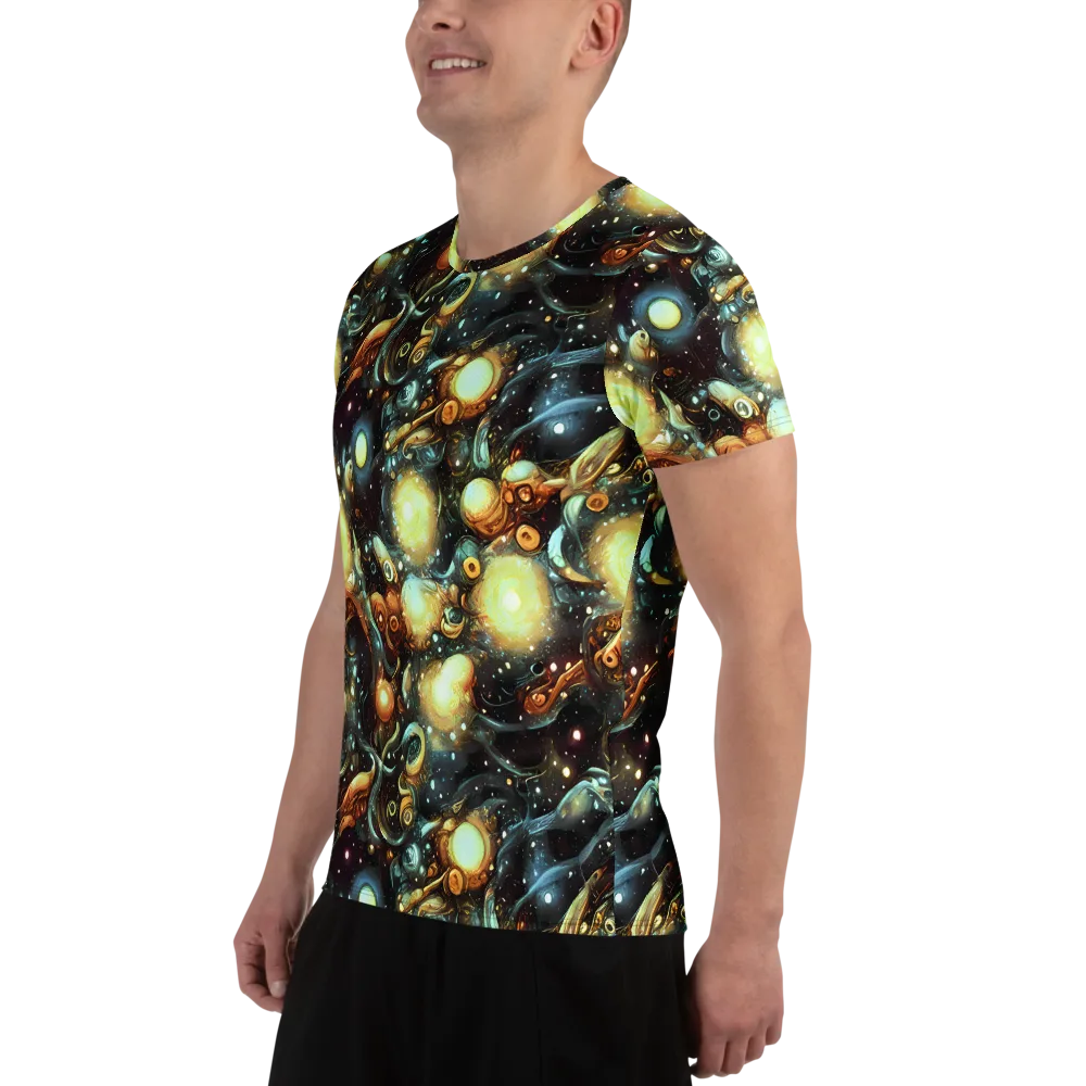 Cosmic Organica on Men's Athletic T-Shirt — Left