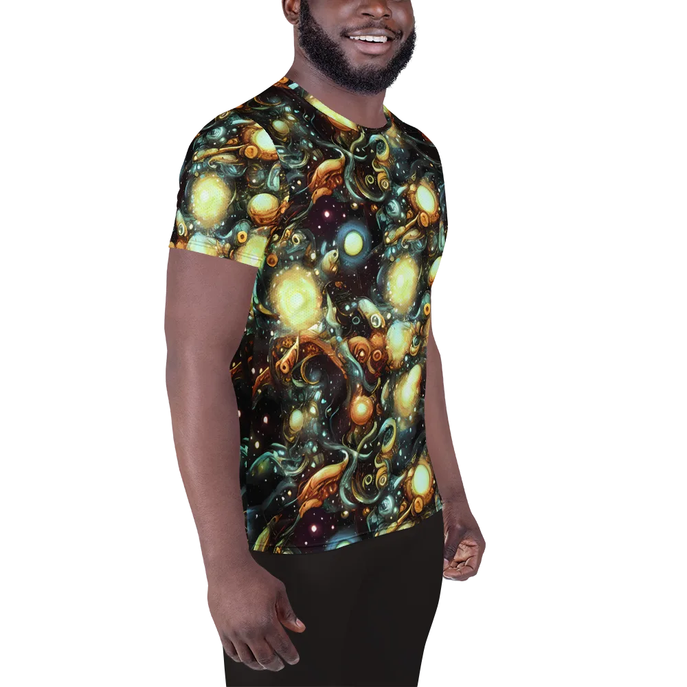 Cosmic Organica on Men's Athletic T-Shirt — Right