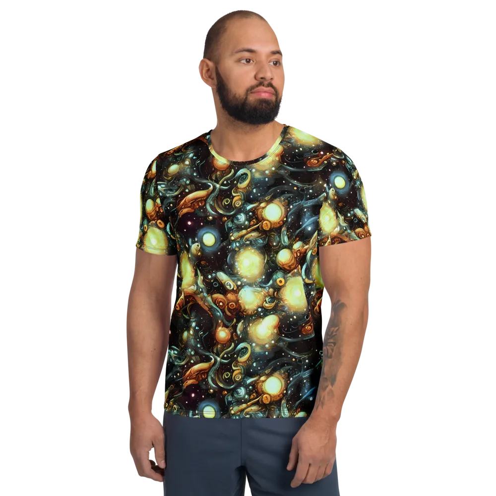 Cosmic Organica on Men's Athletic T-Shirt — Front