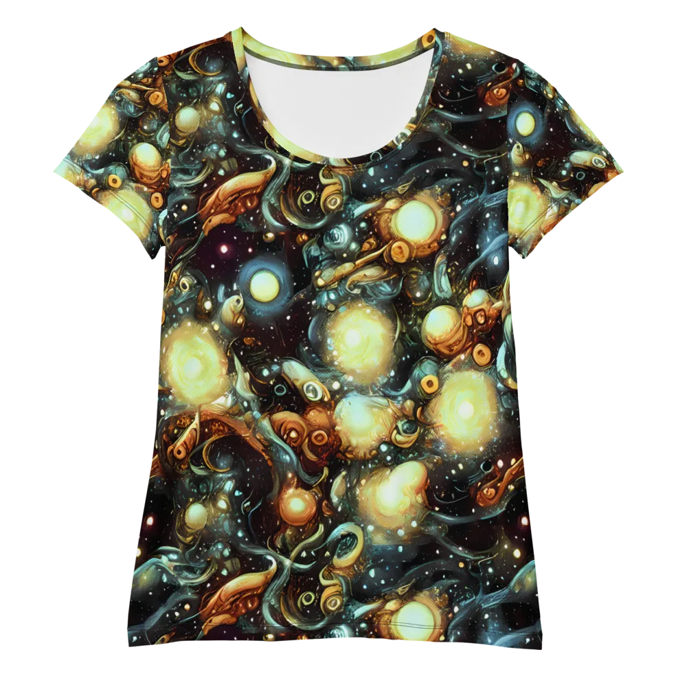 Cosmic Organica on Women's Athletic T-Shirt — Front