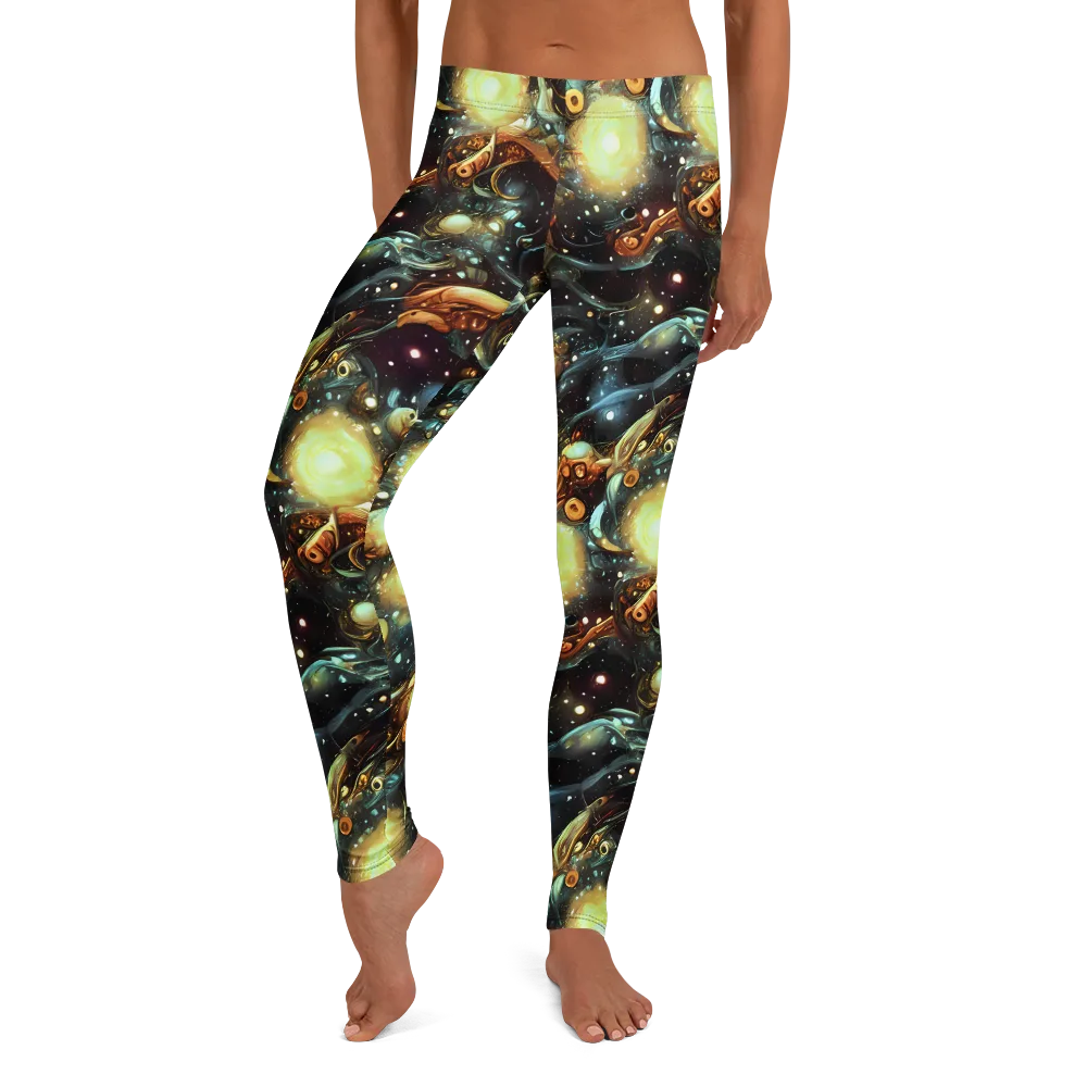 Cosmic Organica on Leggings — Front