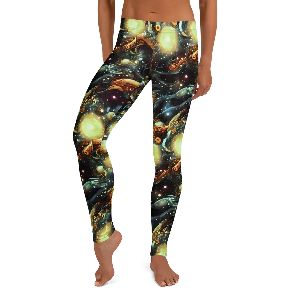 Cosmic Organica on Leggings — Front