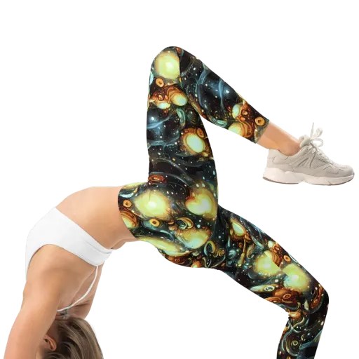 Cosmic Organica on a Leggings