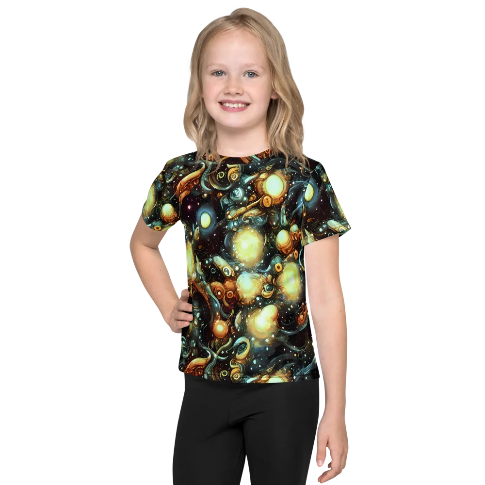 Cosmic Organica on Kids Crew Neck T-Shirt — Front