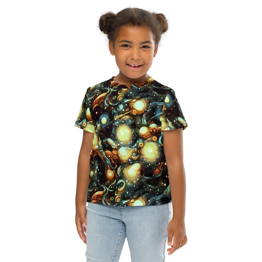 Cosmic Organica on Kids Crew Neck T-Shirt — Front