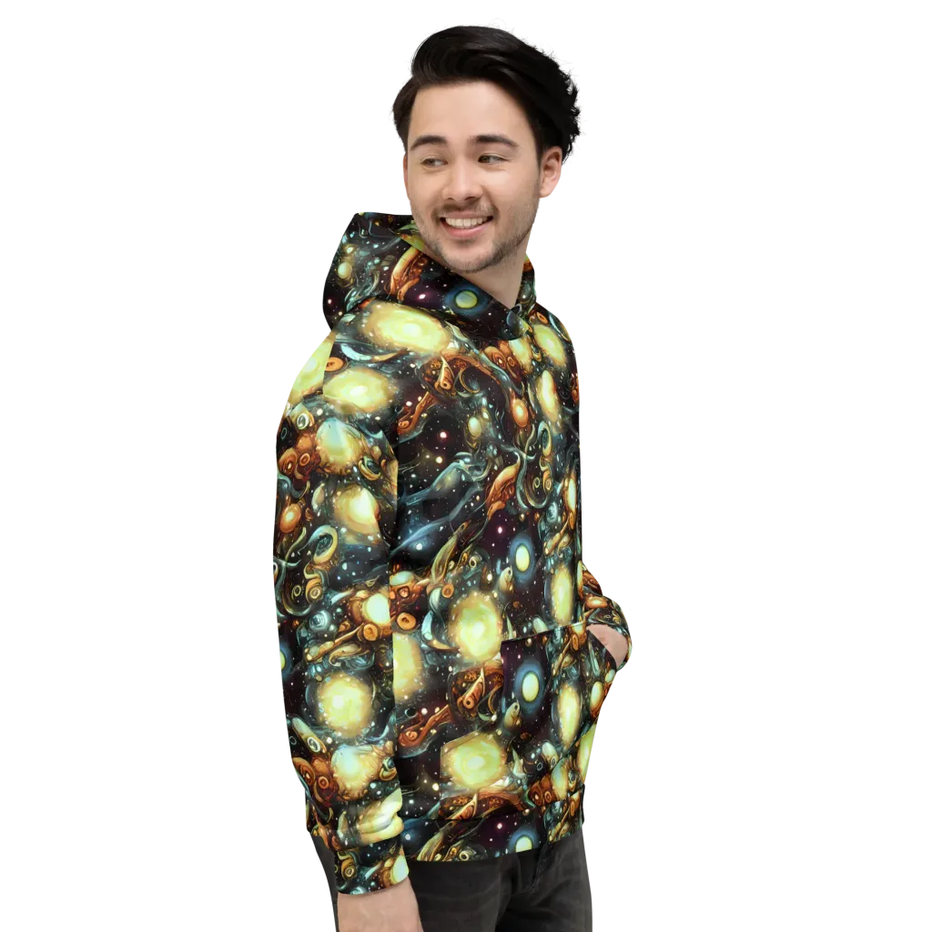Cosmic Organica on Hoodie — Right