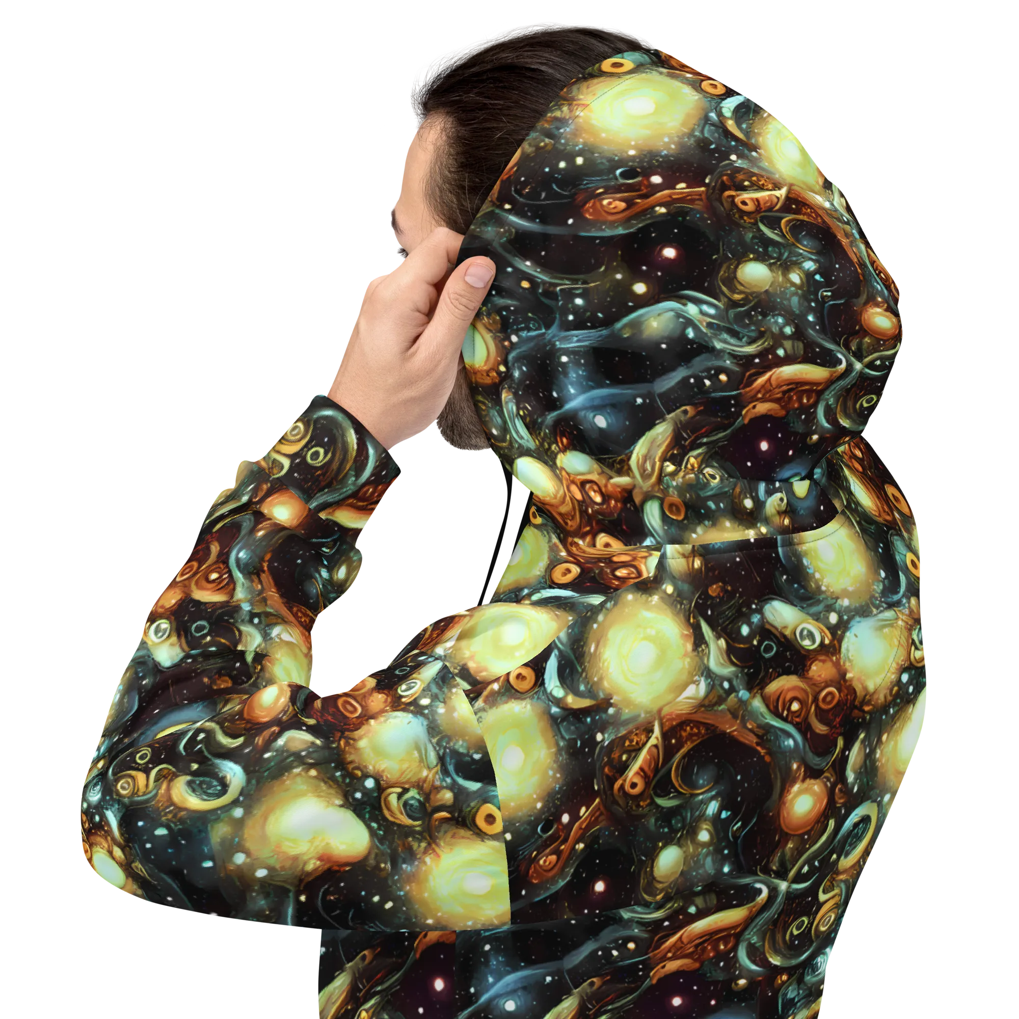 Cosmic Organica on Hoodie — Back
