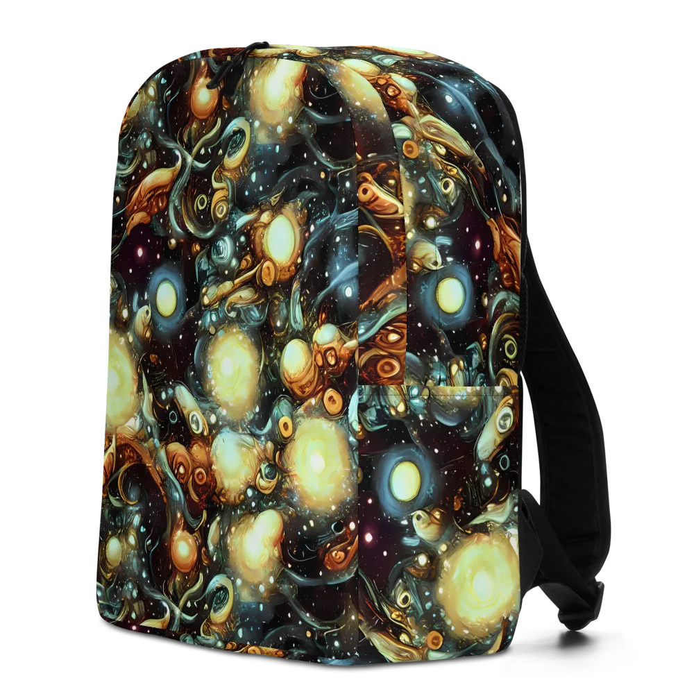 Cosmic Organica on Minimalist Backpack — Left