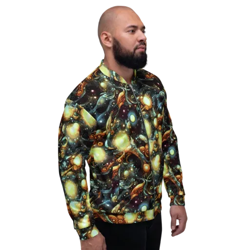 Cosmic Organica on a Bomber Jacket